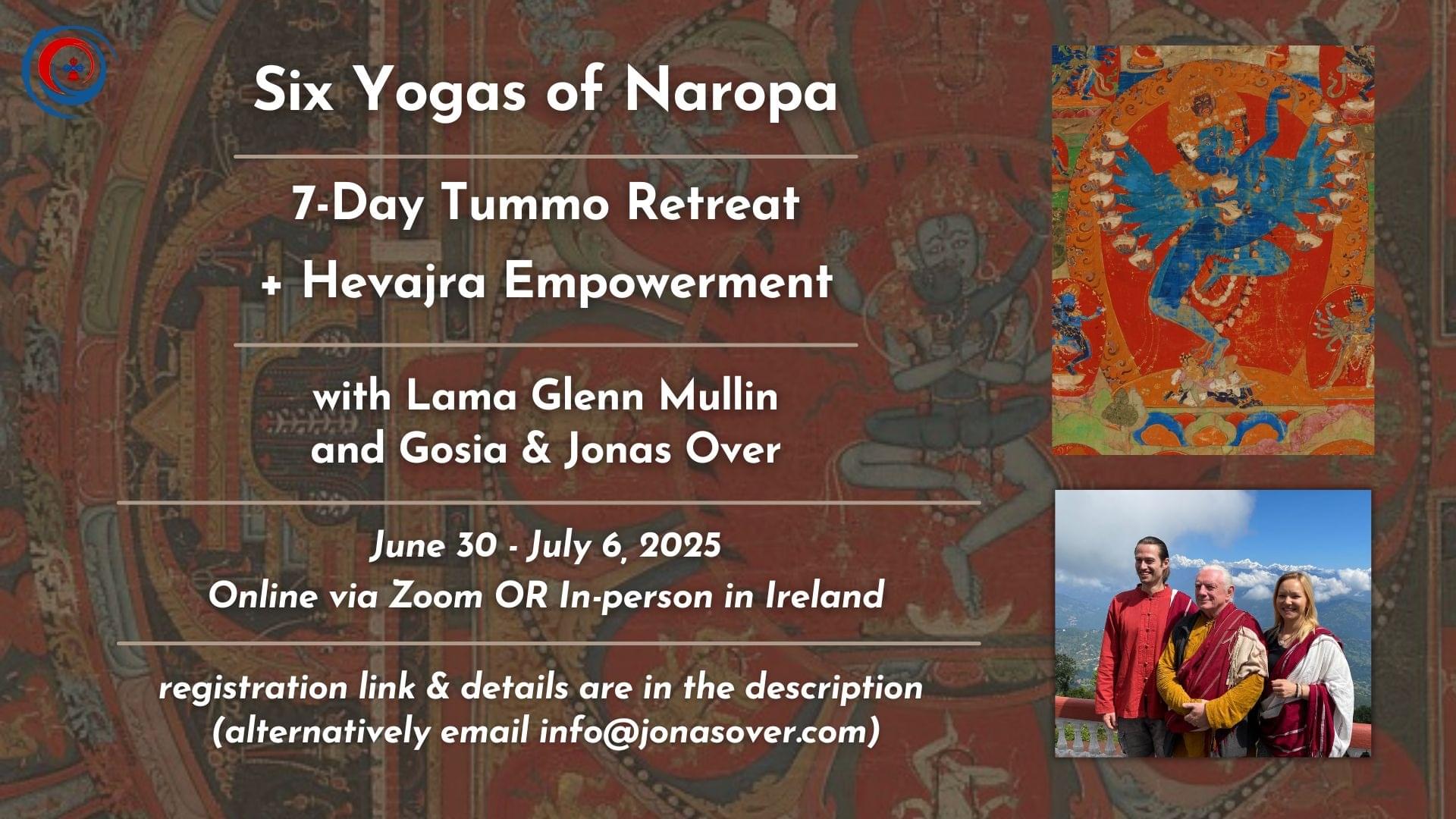 six yoga of naropa, tummo, ireland, 2025, hevajra