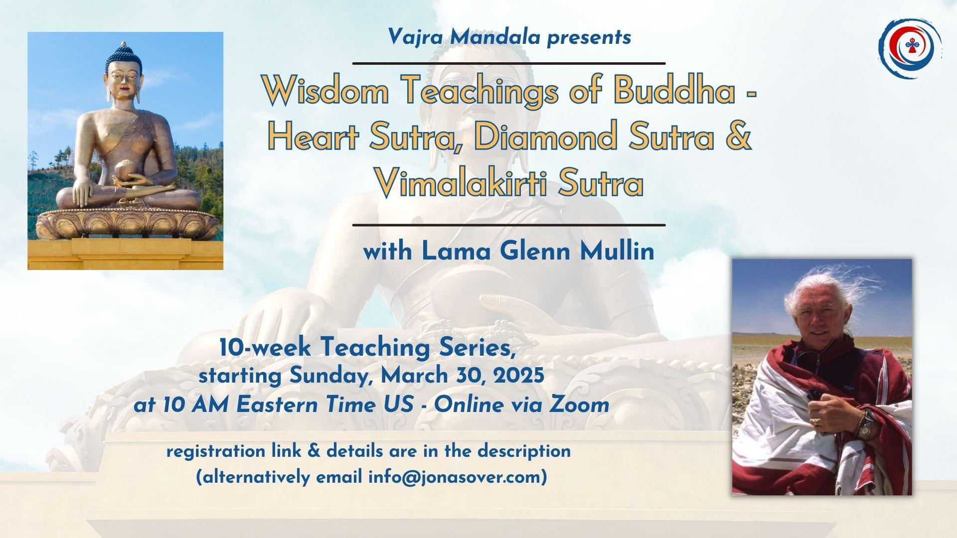 Wisdom Teachings of Buddha - Heart Sutra, Diamond Sutra & Vimalakirti Sutra